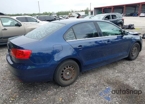 2013 Volkswagen Jetta 2.5L Se из США, поврежденный, VIN 3VWDX7AJ6DM221101